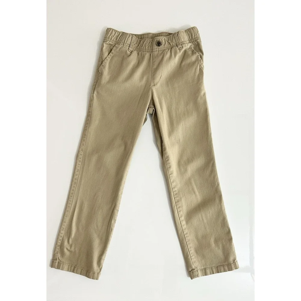 The Children's Place Boys Adjustable Waist Khaki Pants Size 6